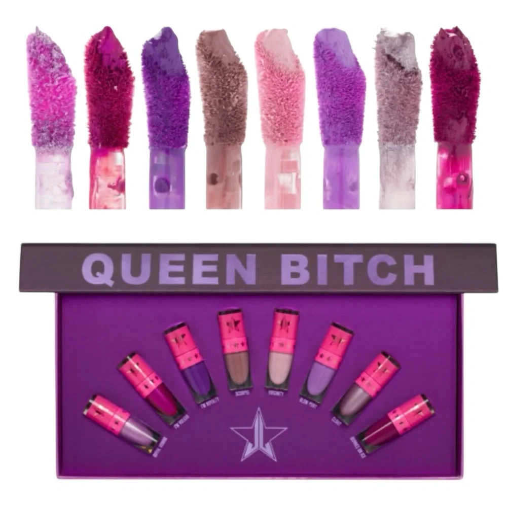 Jeffree Star Cosmetics Mini Purple Velour Liquid Lipsticks Queen *itch MSRP $70